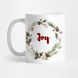 Joy Wreath Mug